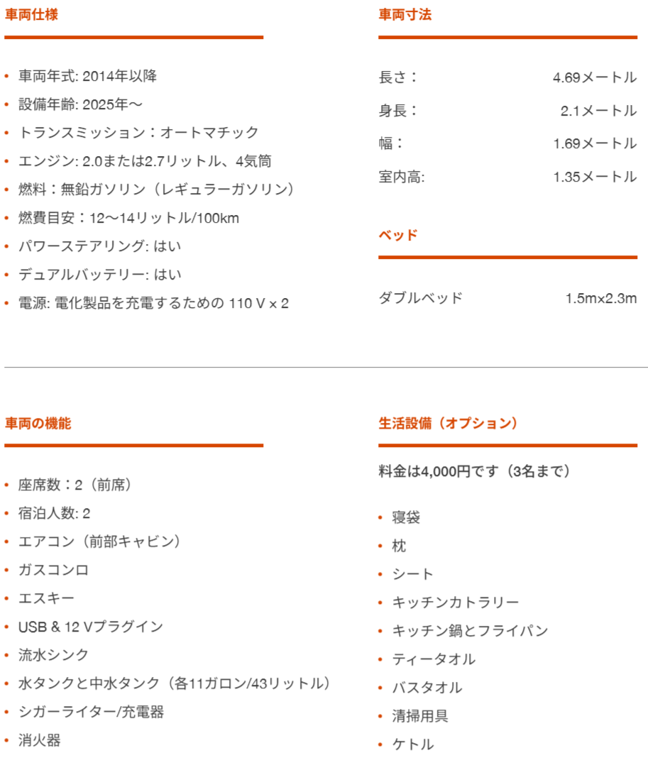 Travellers Autobarn 社HPより