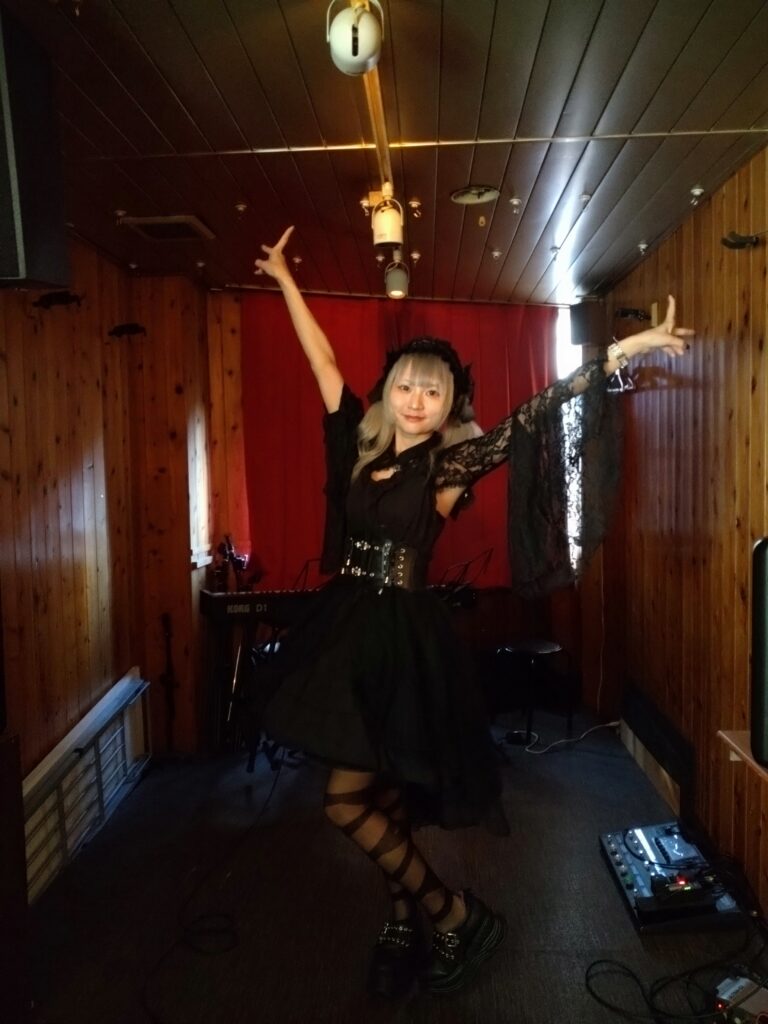 ライブ開始前に、まえきん撮影